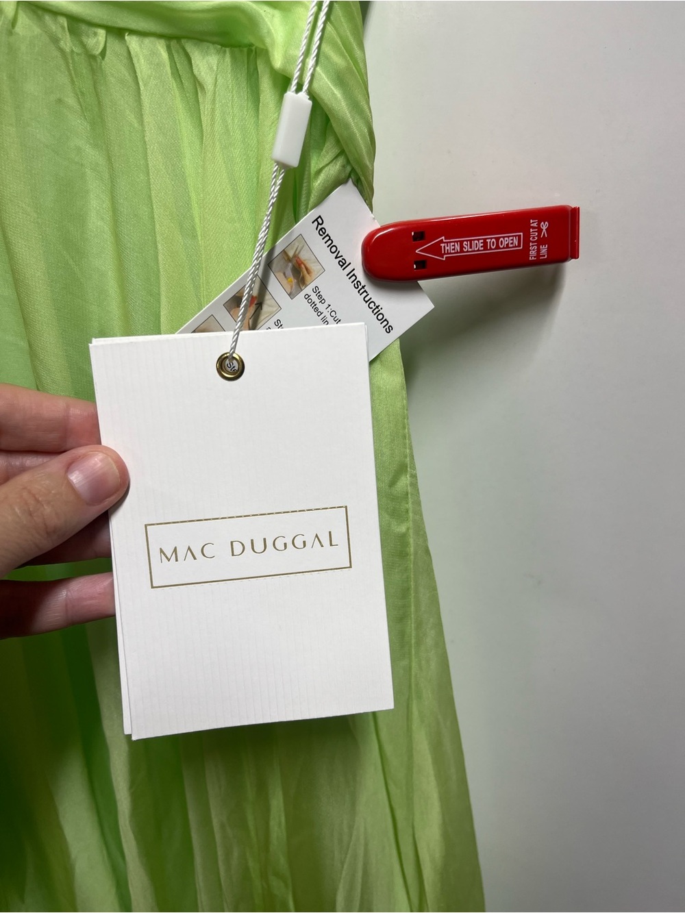 NEW MAC DUGGAL Ruffle Tiered Cut-Out Chiffon Gown Anthropologie size 4 - Picture 9 of 16